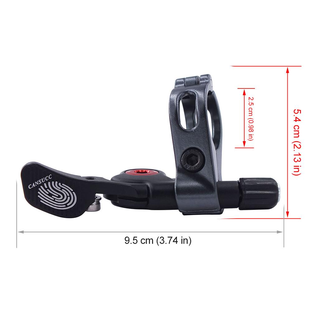 Bicycle Dropper Seatpost Remote Wire Control Adjustable Bicycle Dropper Line Controller for External Internal Routing Droppers