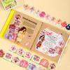 Маленький размер узорная лента в коробке кошка кофе фрукт дом креативный ручной аккаунт коллажный материал DIY декоративная лента можно писать лента