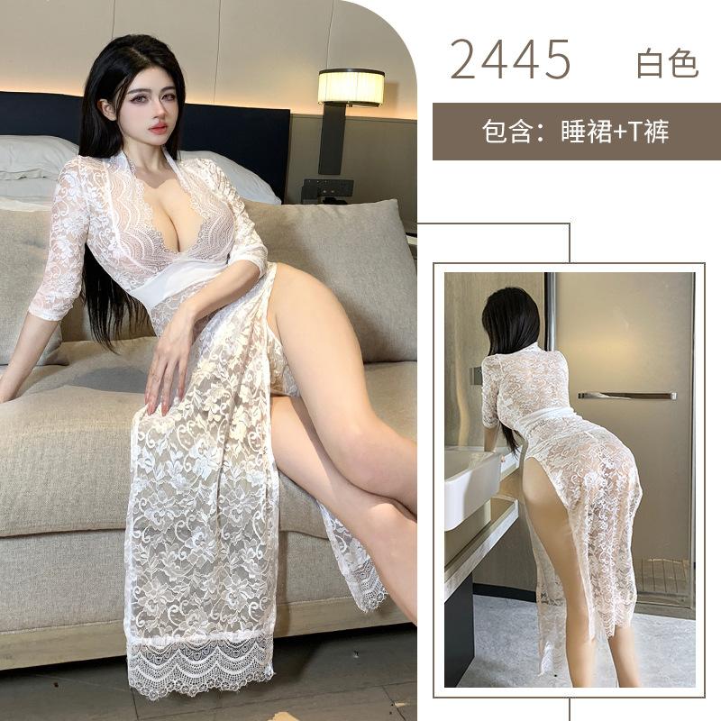 Сексуальное кружевное платье, горячая перспектива, бесплатное сексуальное нижнее белье, открытая грудь, открытый бок, соблазн королевской сестры