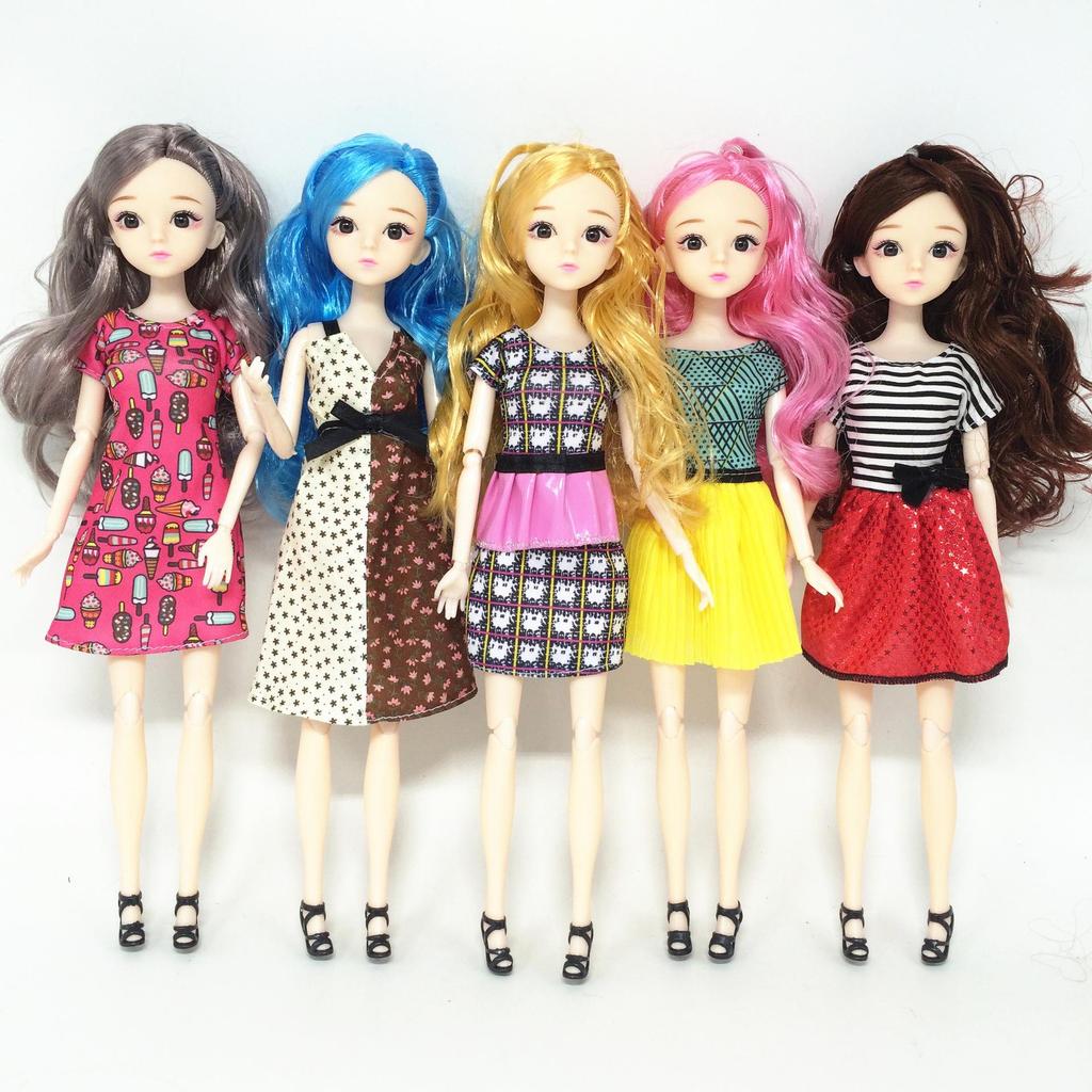 Набор модных кукол: 6 аксессуаров, 2 наряда, юбка, брюки, шорты