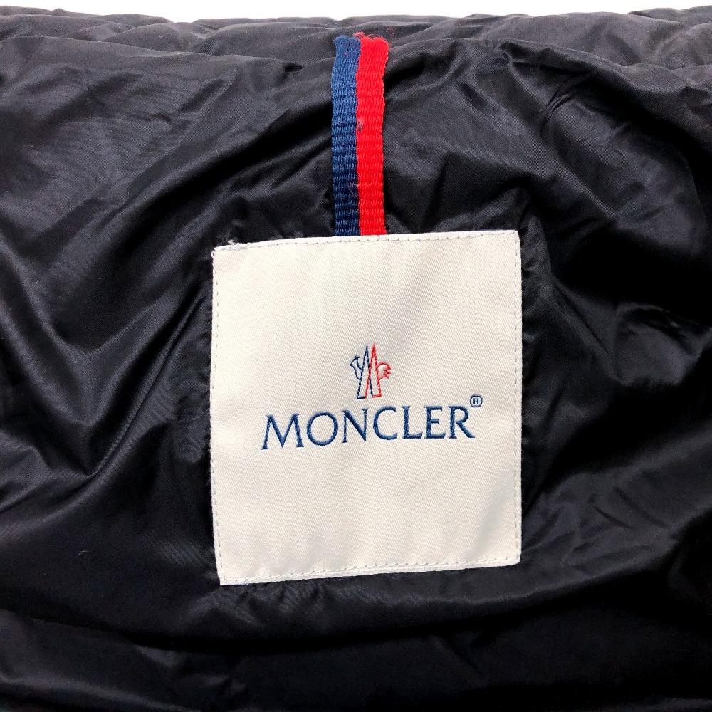 MONCLER logo Long Down Jacket Apparel Down jacket Nylon Black