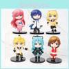 Cute Pvc Virtual Singer Model Figurine Meiko Kaito Miku Car Dashboard Ornaments