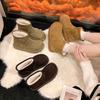 Women's Thick Bottom Fashion Winter Lightweight Warm Anti Cold Snow Boots Non-slip Casual Sneakers Cotton Boots Bread Shoes