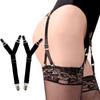 Ремни Корсет Панк Женские Эластичные Зажимы Металлические Подвязки Подвязки для Ног 2 ШТ Сексуальный Пояс