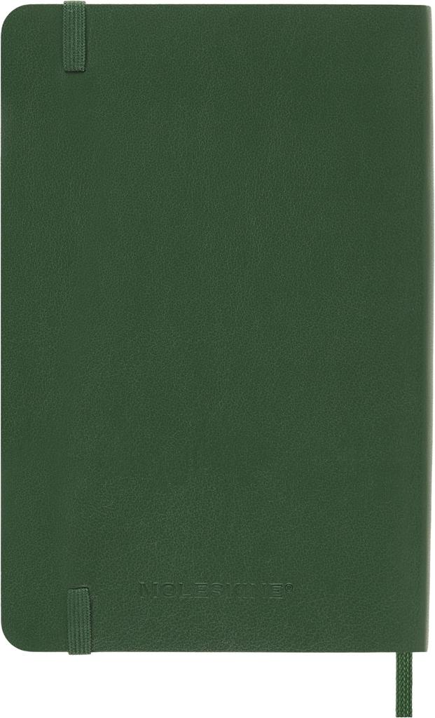 Moleskine 2026 January Weekly Pocket Size X Soft Myrtle DSK1512WN2Y26 Planner, Start, 12-Month Diary, (9cm 14cm), Cover, Green,