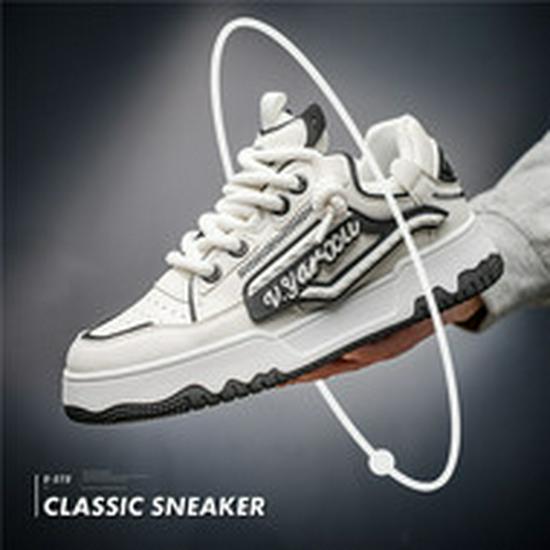 Мужская корейская модная спортивная обувь 2024 года — стиль Харадзюку, доступны большие размеры