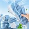 Summer Mesh Insoles Shock Absorption Breathable Shoe Inserts Flexible Cool Running Shoe Insoles for Men Women Sports Travel Work