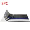 5 PCS Police Officer Thin Blue Line American Flag Decal Car Computer Stickers Graphic