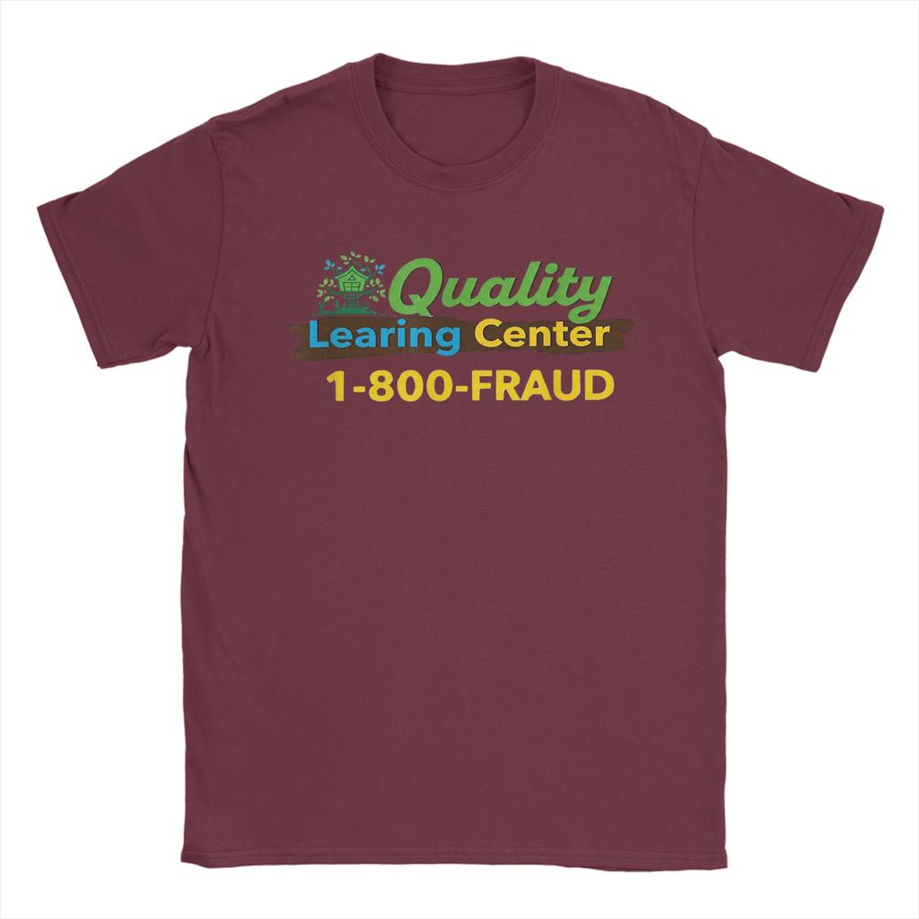 Novelty Quality Learing Center Fraud Nick Shirley TShirt Men Round Neck Cotton T Shirts Short Sleeve Tees Summer Clothing