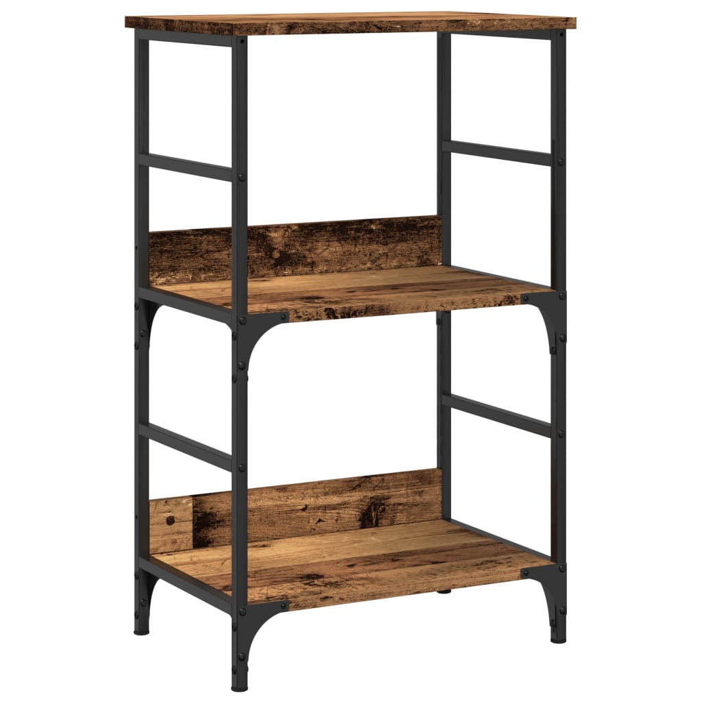 Bookshelf Vintage Wood Look 50 x 33 x 82 cm Engineered Wood