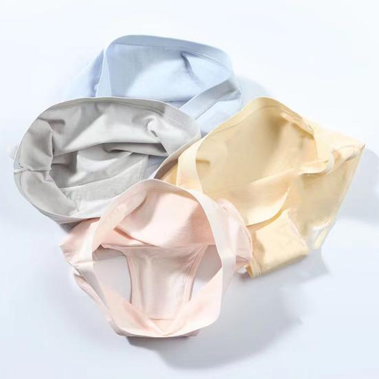 Женские трусики со средней талией, однотонные, мягкие, эластичные, быстросохнущие, антисептические, противоусадочные, женские трусы, женское нижнее белье