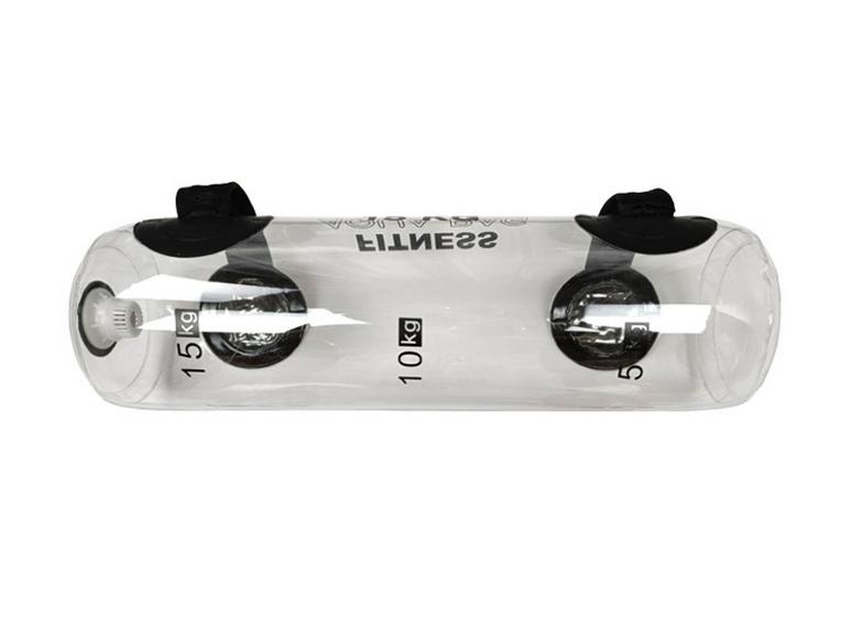 Clear PVC Water-Air Combo Fitness Bag: Weighted Squat Z Energy Pack for Balance Training