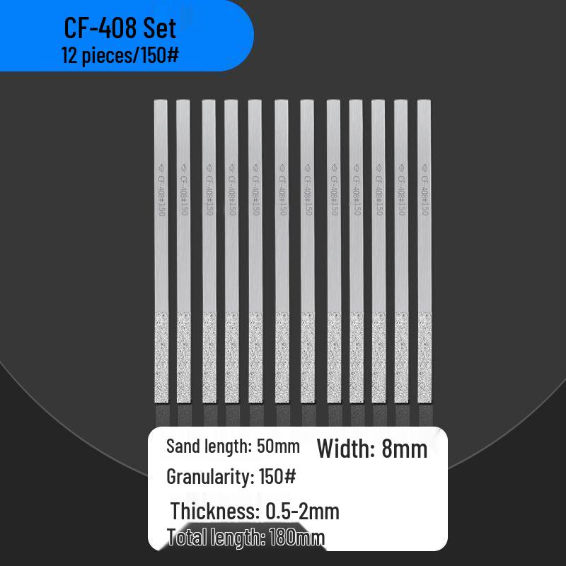 Diamond Sand Alloy File Set CF-400 for Flat Mold Grinding