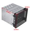 5 Slots 3.5inch HDD Case SATA SAS HDD Cage Rack Hard Driver Tray Caddy with Fan Space HDD Hard Drive Case Rack