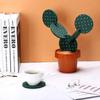 Nordic Style Eva Cactus Cup Mat Home Dining Table Heat Insulation Mat Spot Pattern Tableware