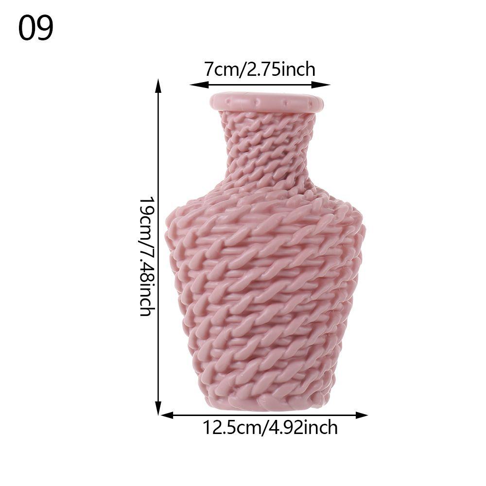 Plastic Imitation Ceramic Living Room Home Decoration Flower Vase Flower Arrangement Flower Pot