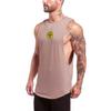Muscleguys Майка для тренировок Мужская одежда для бодибилдинга Майки для тренировок для мышц Хлопковая майка с круглым вырезом без рукавов для мужчин