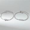 Adjustable Lovers Bracelet Valentine's Day Couple Bangle Fashion Simple Thin Bracelet  Female