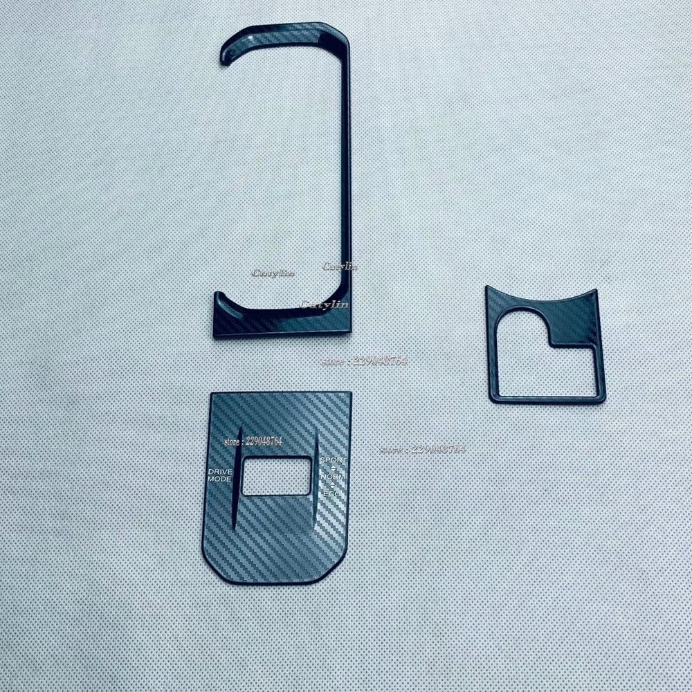 For Toyota Highlander Car Interior Center Console Gear Shift Panel Cover Trim Handbrake Button Trims Car Accessories