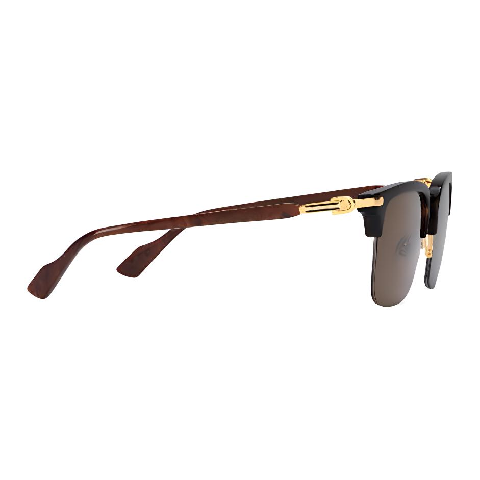 GUCCI Temple logo Acetate metal eyebrow frame/eyebrow line frame Sunglasses Men's tortoiseshell