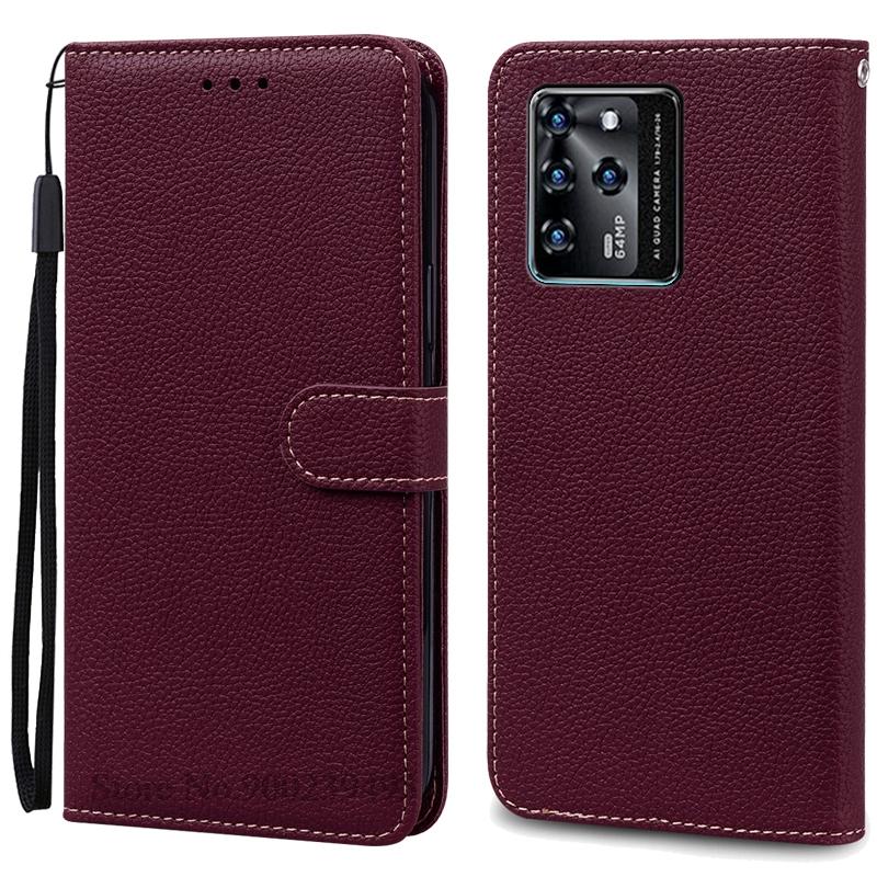 Для ZTE Blade V30 Чехол кожаный флип-кошелек Чехол для ZTE Blade V30 Чехол-книжка Чехол для ZTE Blade V30 Чехол для телефона Fundas