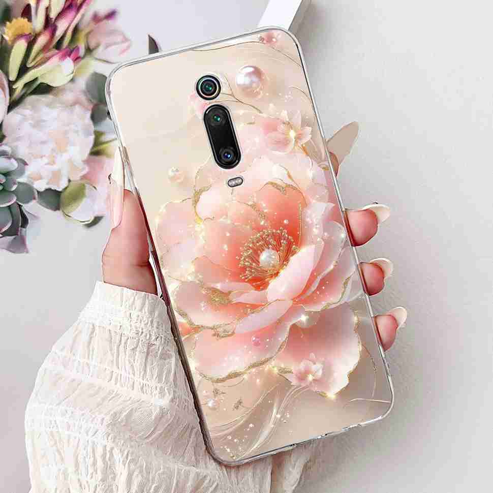 Чехол для Xiaomi Mi 9T M1903F10G, модная расцветка, мягкий силикон, ТПУ-покрытие, для Xiaomi Mi 9T Mi9t 6.39", чехол с рисунком "Цветочная девочка"
