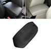 Soft Leather Armrest Cover For Skoda Octavia 2015 2016 2017 2018 Car Interior Center Control Armrest Box Skin Cover Trim Black