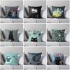 Cute Cat Pattern Pillowcase Interior Decoration Office Living Room Home Pillowcase