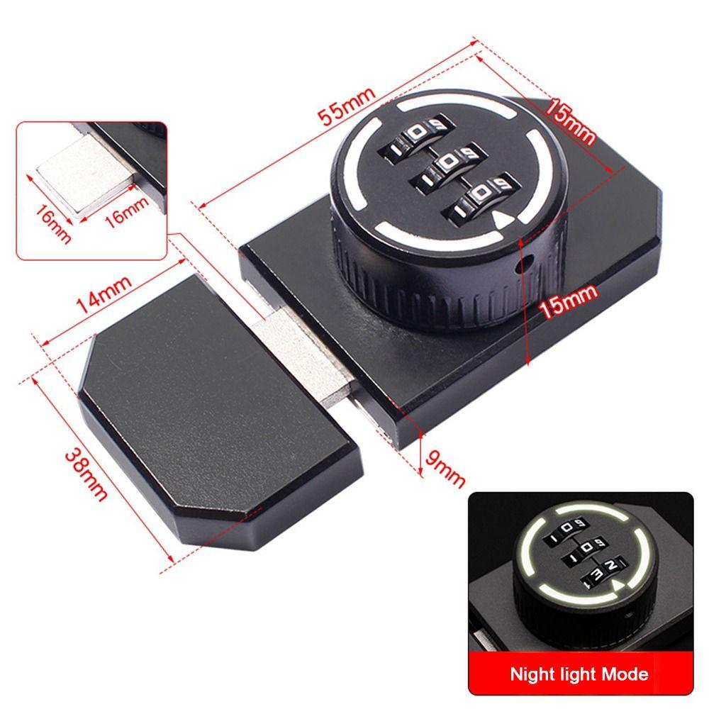 Кодовый замок из цинкового сплава с кодовым замком, светящийся кодовый замок, новый шкаф, замки с паролем, шкаф