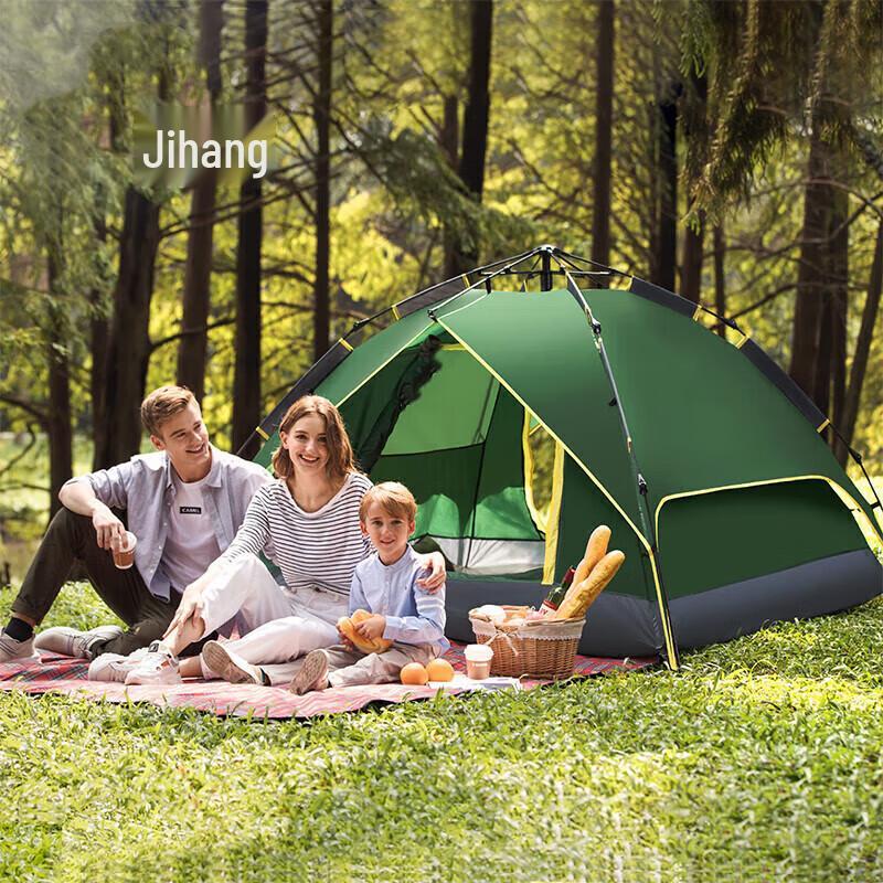 Ji Hang 3-4 Person Automatic Quick Setup Camping Tent