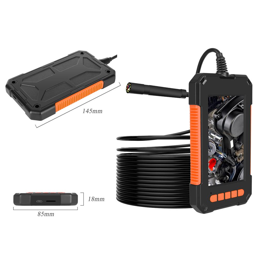 Multifunctional 1080P Industrial Endoscope 4.3 Inch Screen 8mm Camera 8 LED Lights 4cm-500cm Focal
