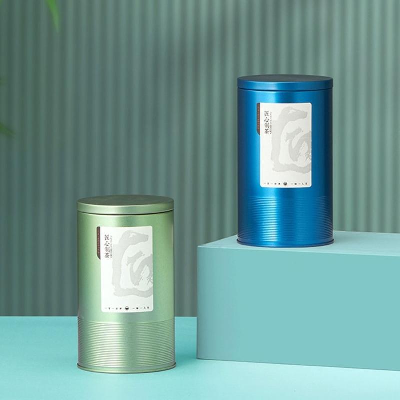 Металлическая банка для хранения кофе, жестяная коробка для чая, банка для листового чая, герметичный контейнер, жестяные контейнеры для листового чая, подарочная коробка для хранения