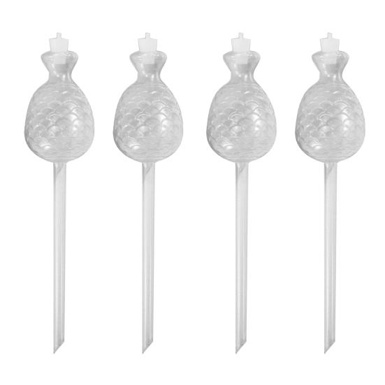 Юшенг Самополивающийся шар Дизайн ананаса Автоматические поливочные шары для растений Вставка для кашпо Устройство для полива с медленным высвобождением для комнатных горшечных растений Когда