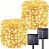 Solar LED Fairy String Lights Waterproof Copper Wire Garden Patio Christmas Decoration With 8 Modes