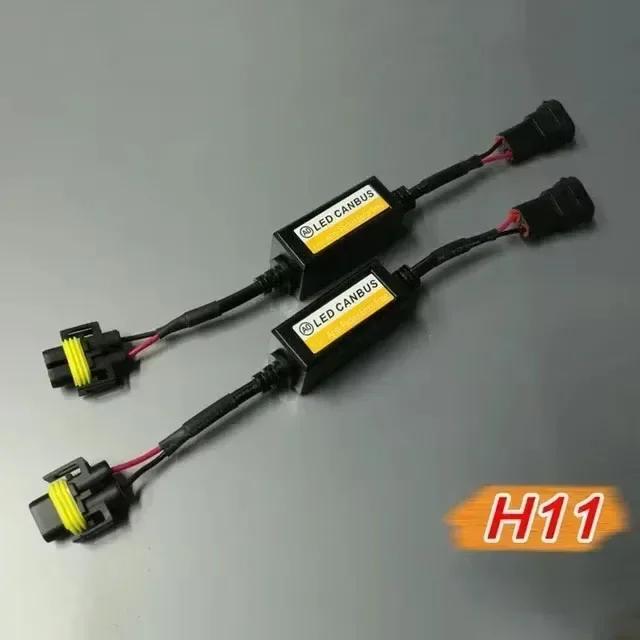 1/4 шт. H1/H4/H7/H11/9005/9006 Автомобильный светодиодный декодер Черный Антимерцающий светодиодный декодер Canbus Устранитель ошибок Автоаксессуар