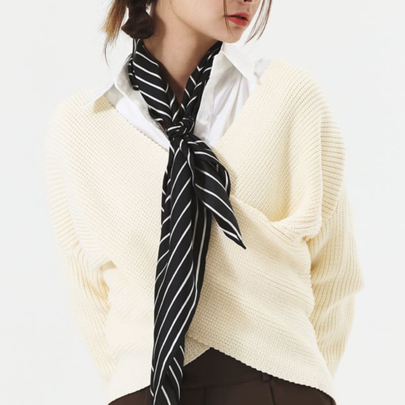 ONSZ Optical Square Silk Scarf