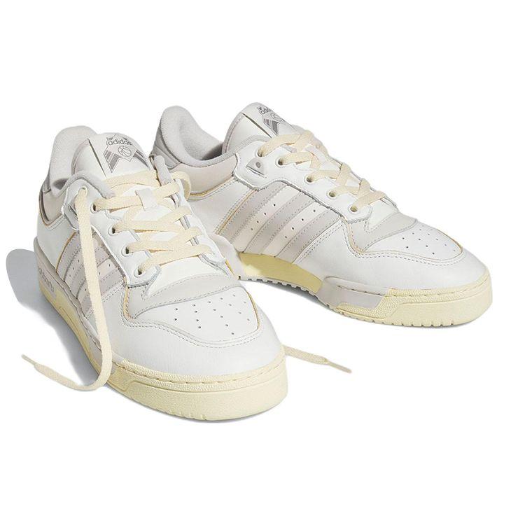 Adidas Кроссовки Rivalry Low 86 Core White Grey Unisex Grey-One Off-White GZ2556