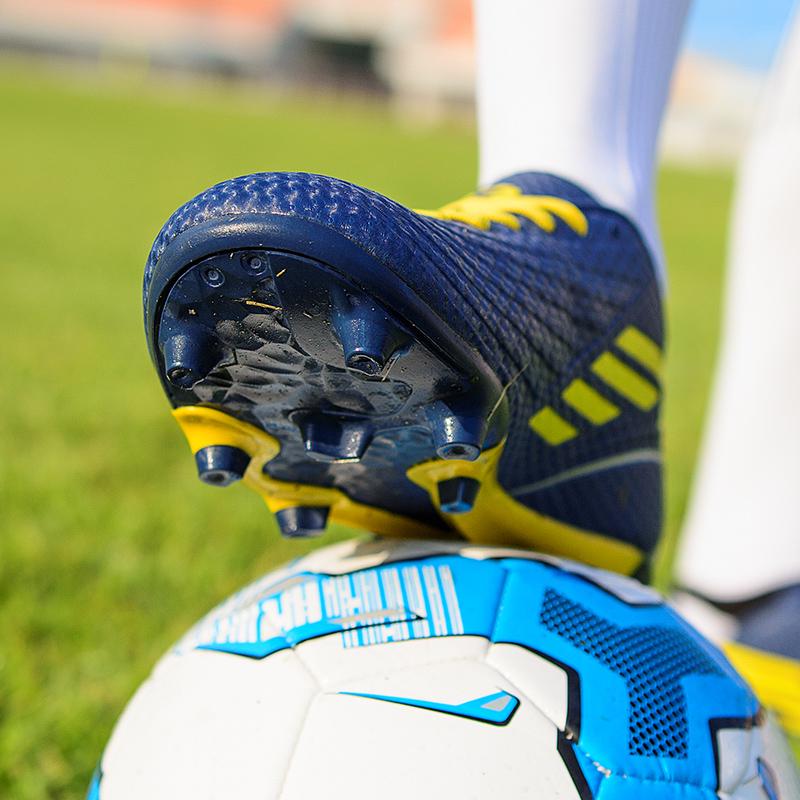 Men's/Women's Lawn Training AG Football Shoes Children's Teenager Sports Shoes Long Nail Wear Resistant Anti Slip Football Boots