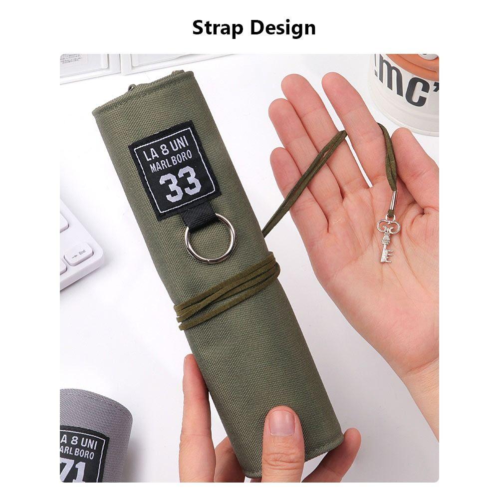 Дизайн ремешка Пенал-шторка Многослойная сумка для канцелярских принадлежностей Простой пенал Студенты