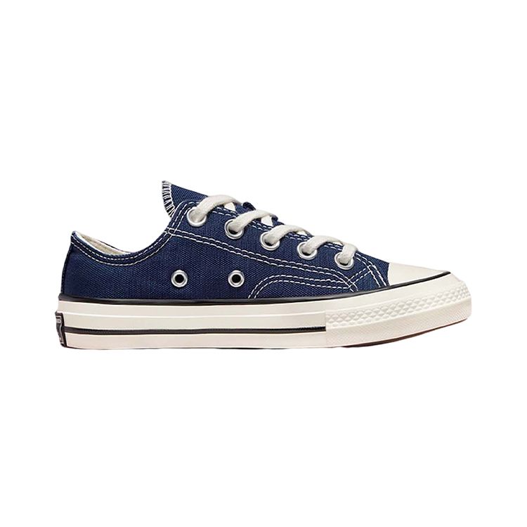 Converse Chuck 70 Taylor All Star Canvas Comfortable Versatile Low Top Kids Canvas Shoes Kids Sneaker Deep-Blue 372886C