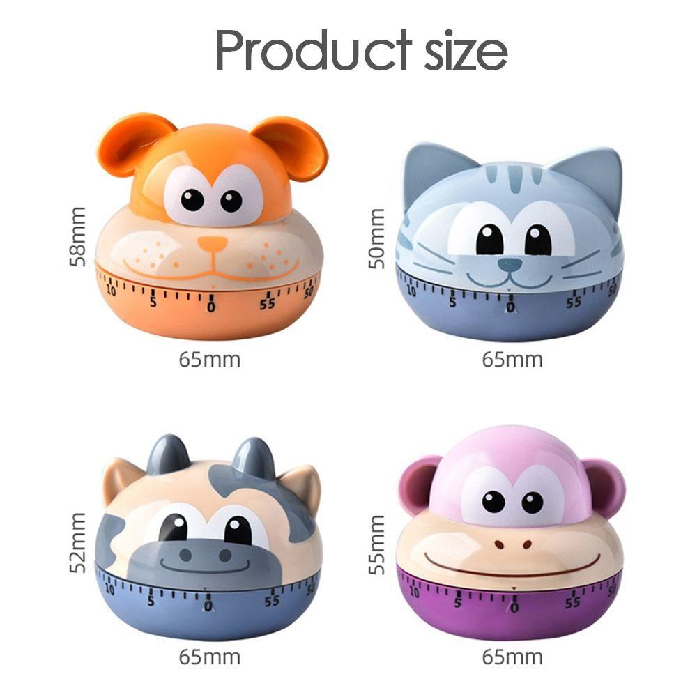 Student Learning Time Cute Kitchen Food Timer Mechanical Timer Manual Timer Digital Cooking Timer