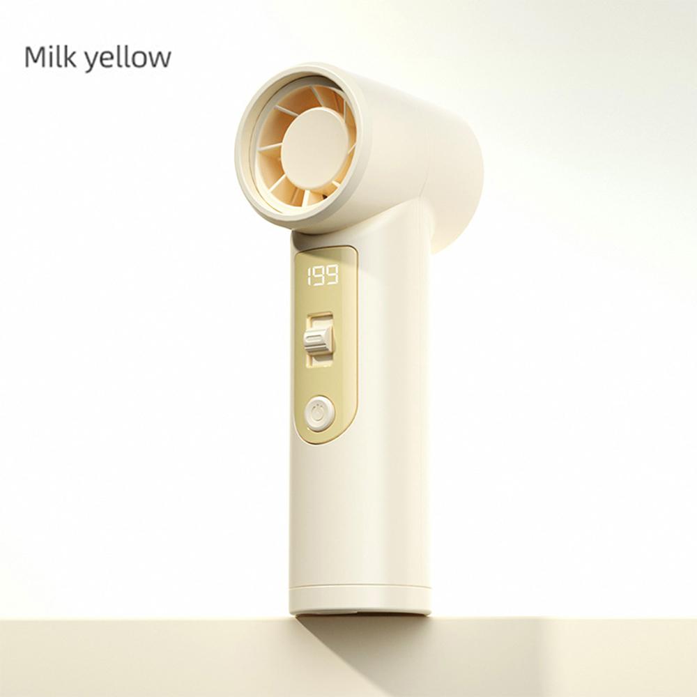 Портативный ручной турбо-вентилятор 2000 мАч, 199 регулируемых скоростей ветра, мини-персональный вентилятор с питанием от батареи, электрический вентилятор для ресниц