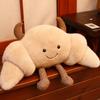 Плюшевая игрушка Круассан с супермягким коротким ворсом для подарка и игры детям