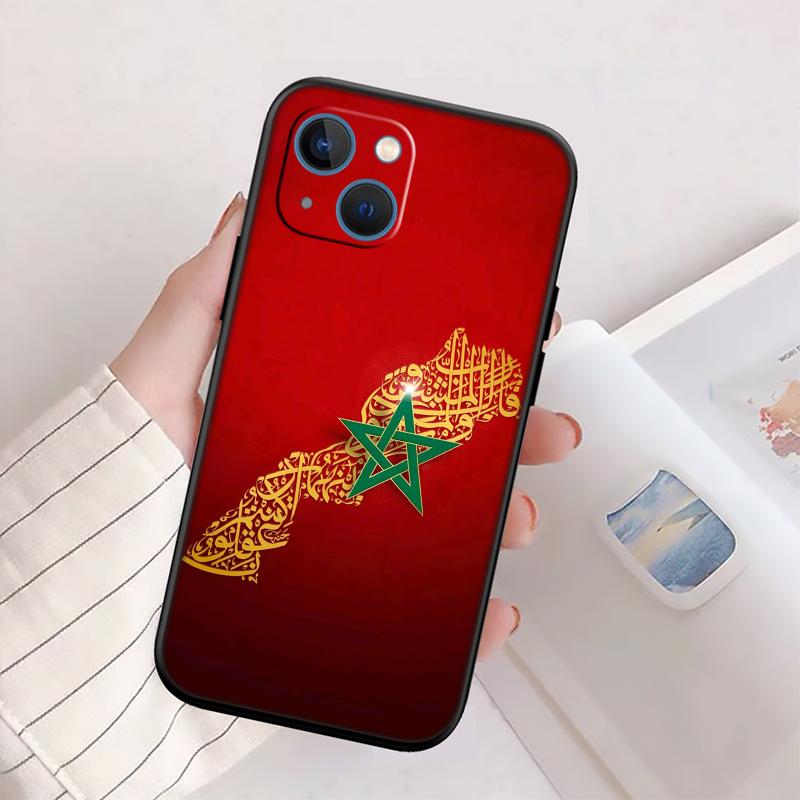 Morocco Flag Case for Motorola Edge 60 60s 70 G86 G56 G54 E14 G04S G45 G54 G64 S30 S50 X30 X40 X50 Pro Power
