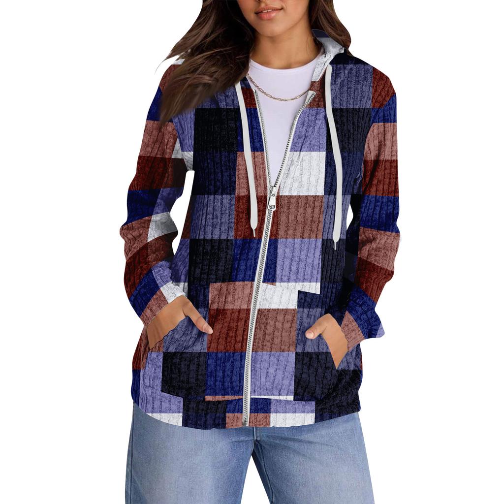 Hoodies For Women Trendy Tops Casual Fall Fashion Long Sleeve Sweatshirt With Pockets Pullover Lightweight