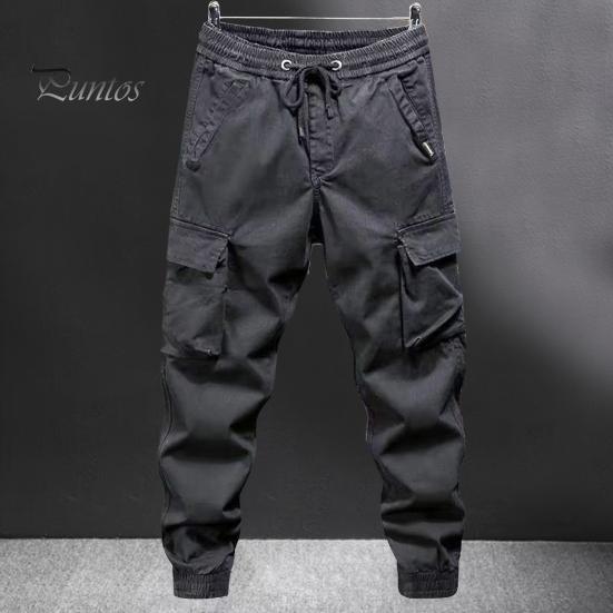 Женские брюки-карго с несколькими карманами, эластичным поясом, обтягивающим щиколотку, большие размеры, свободные однотонные брюки для кемпинга, пешего туризма, путешествий