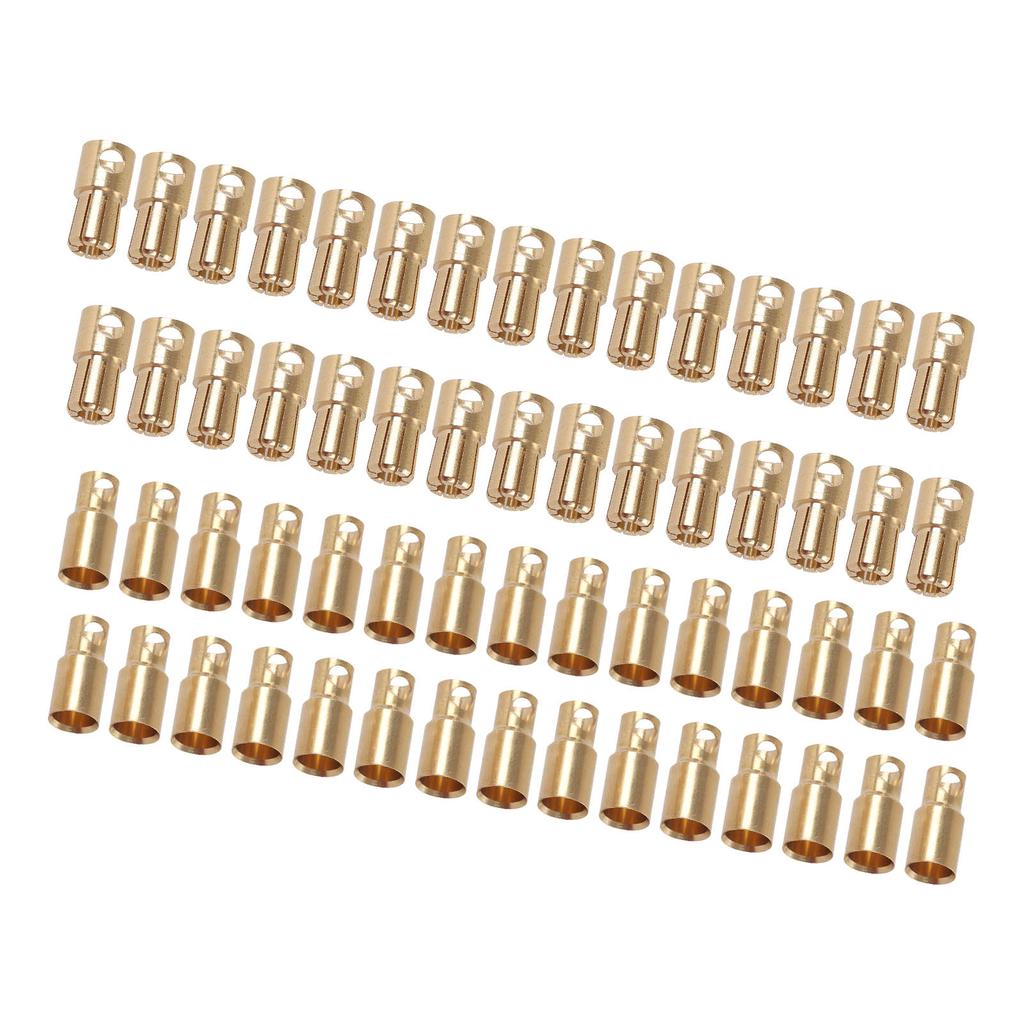 30 пар разъемов типа «банан» вилки розетки штекер гнездо позолоченные для промышленных DIY RC аккумуляторов