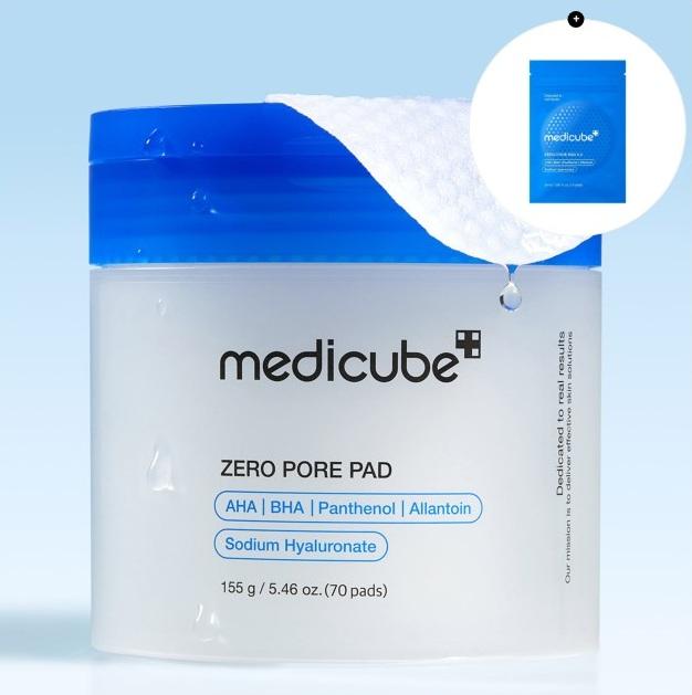 Medicube Пэды для сужения пор Zero Pore Pad 2.0 / Пэды для сужения пор Zero Pore Pad Mild Intensive + 10 листов в подарок