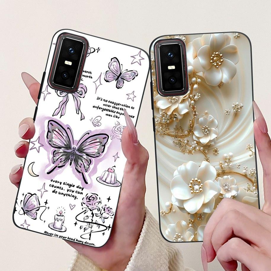 Чехол для Infinix GT 30 Pro 5G Крутой Дракон Карп Сердце Мультяшный Ударопрочный Силиконовый Мягкий Чехол для Infinix GT30Pro X6873 Funda