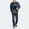 Мужская джинсовая куртка Levis с воротником на пуговицах, синяя 72334-0406